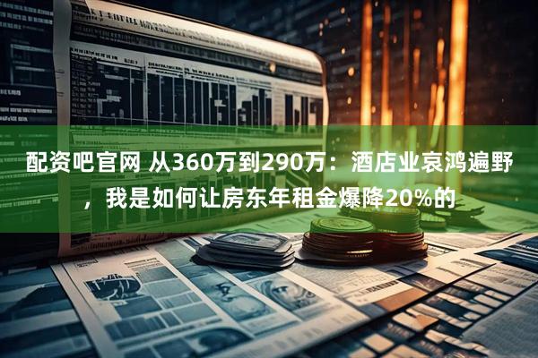 配资吧官网 从360万到290万：酒店业哀鸿遍野，我是如何让房东年租金爆降20%的